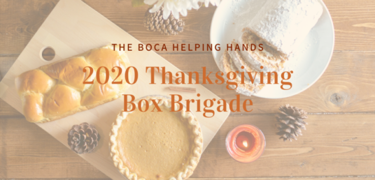 TeamDRB: Boca Helping Hands Holiday Meal Box Brigade